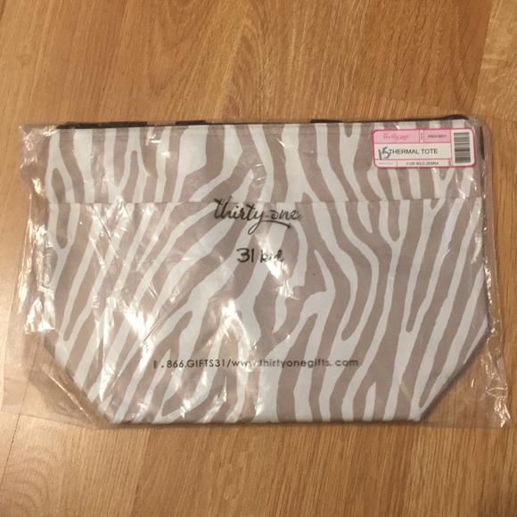 New Zebra Thermal Mini Tote - Picture 1 of 4